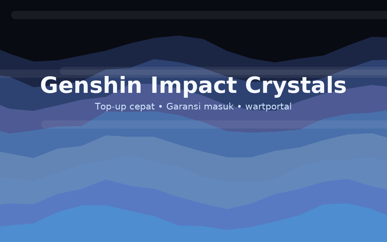 Genshin Impact Crystals
